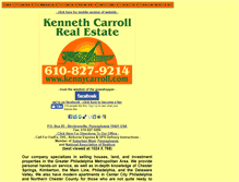 Tablet Screenshot of kennycarroll.com